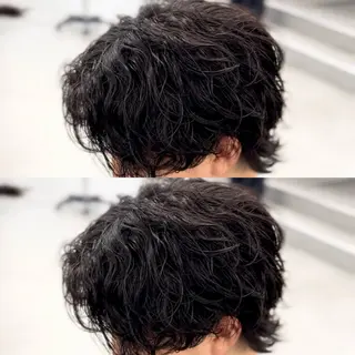 パーマ メンズ 渋谷サーフカール アメカジ美容師のヘアスタイル