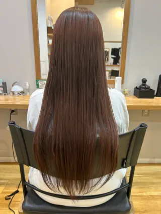 ロング カラー 佐藤 かののヘアスタイル