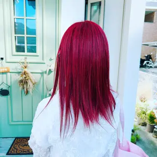 セミロング カラー かふゆい chikaのヘアスタイル