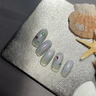 ネイル ⭐︎休業中の練習⭐︎ JNA認定講師髙橋のネイルデザイン