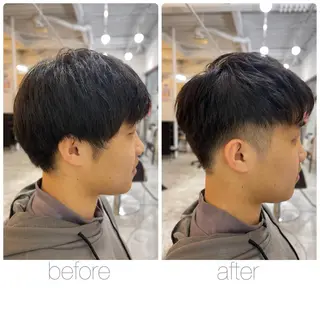 ショート メンズ 尾野 雅斗のヘアスタイル