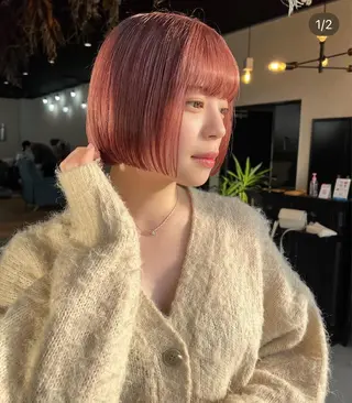 カラー BOOBEE所属・植吉 琉月のヘアスタイル