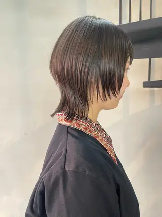 ショート 柏 ウルフ/レイヤー 田中佐和🐺のヘアスタイル