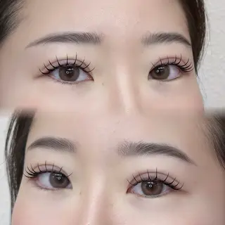 マツエク・マツパ 韓国束感まつげ ⌒ ͜ ⌒はーちゃんのマツエク・マツパデザイン