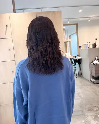 ミディアム パーマ ミディアムパーマ /癖毛パーマのヘアスタイル