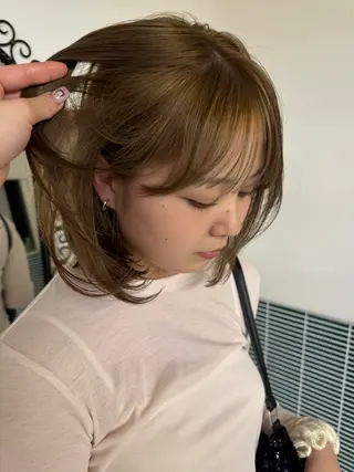 ミディアム cope'u みゆのヘアスタイル