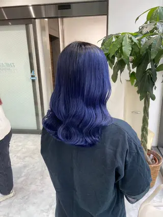 ミディアム カラー パーマ ヘアアレンジ メンズ 🤍透明感カラー🤍 ブリーチ🤍AINEのヘアスタイル