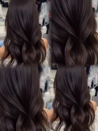 セミロング カラー ヘアアレンジ 顔周り&ミディアム 特化/池袋/kokiのヘアスタイル