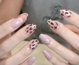 ネイル By moonネイル 🌷ワンホン/韓国風のネイルデザイン