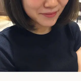 ショート ミディアム カラー 江原 彩華のヘアスタイル