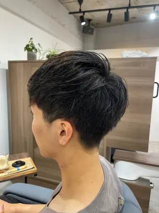 ショート メンズ AID_都立大学所属・林 亮太/ メンズ/メンズパーマのヘアスタイル