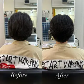 ショート 髪質改善特化／透明感 カラー／ＡＫＡＮＥ♡のヘアスタイル