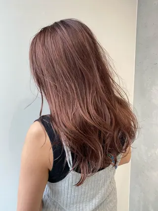 ロング カラー ヘアアレンジ 【艶髪×韓国風】 毛流れ職人 RYOのヘアスタイル