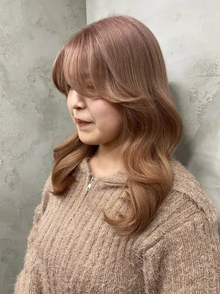 セミロング カラー apollo  yokohama 横浜店所属・APOLLO♡ ＭＩＯのヘアスタイル