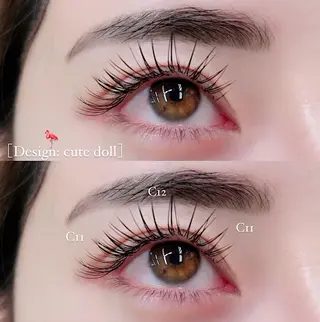 マツエク・マツパ akari ❤︎のマツエク・マツパデザイン