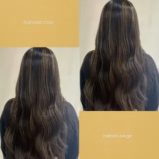 ロング カラー ルプラボウ 神谷有音/艶髪のヘアスタイル