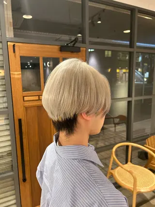 ショート カラー Lilly所属・神野 柚芽のヘアスタイル