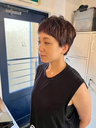 ショート カラー 🍒【Lib】 AIRI　🍒のヘアスタイル