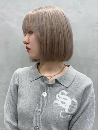 ショート 🫐寒色系カラー 🫐ヤマナカリリカのヘアスタイル