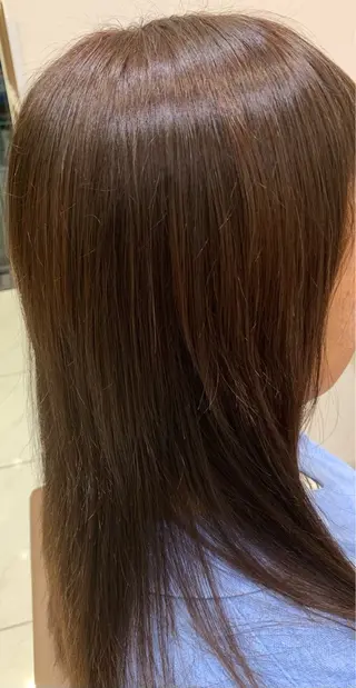 セミロング カラー 🦋柴田 心優のヘアスタイル