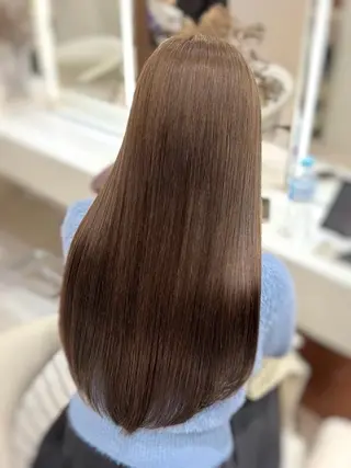 セミロング カラー レイヤー/ハッシュ 渋谷/サッタのヘアスタイル