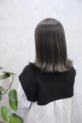 ミディアム カラー olino 【オリノ】西田辺のヘアスタイル