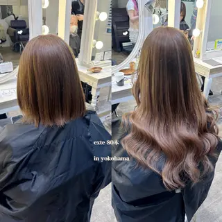 ミディアム エクステ/ハイトーン 🐏☁️miminaのヘアスタイル