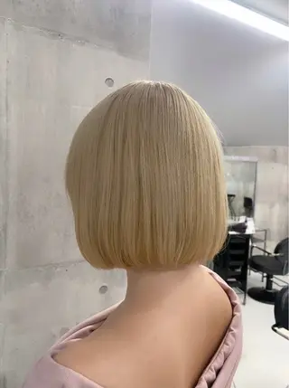 ショート カラー ヘアアレンジ メンズ のん🎀ハイトーン/ レイヤーカット🐳のヘアスタイル