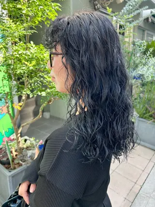ミディアム パーマ HIROKI ” stylistのヘアスタイル
