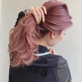 セミロング Emitas.宮街道店所属・森崎 士/似合わせカラーのヘアスタイル