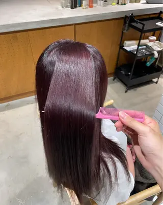 ロング カラー 頼金 愛海のヘアスタイル