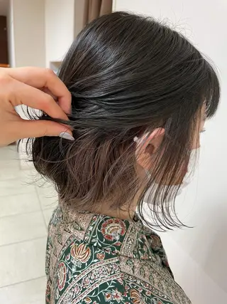 ショート カラー ヘアアレンジ 【Sweep】おじま のぞみのヘアスタイル