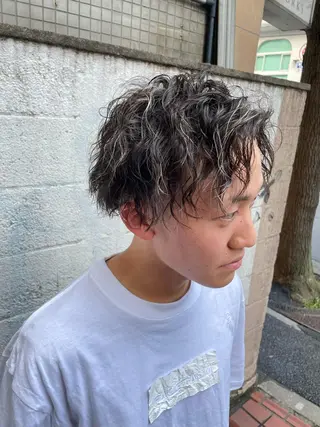 ミディアム 渋谷 メンズヘア⭐️ タニグチヨシユキのヘアスタイル