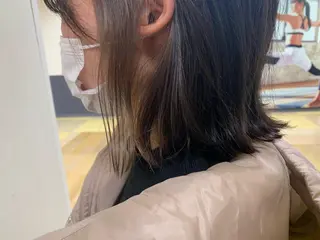 ミディアム カラー 高橋友里亜 /フリーランスのヘアスタイル
