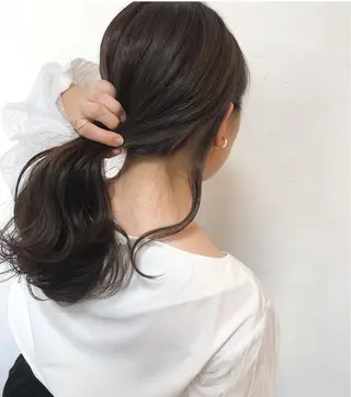 セミロング カラー hair salon Ranun髪質改善のヘアスタイル