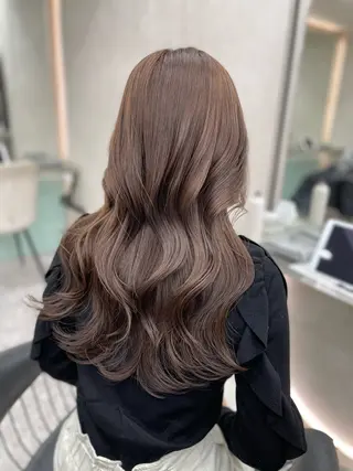 ロング ブリなしWカラー✨️ 髪質改善【タケル】のヘアスタイル