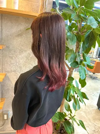 ミディアム カラー ハイトーンカラ ー/小川のヘアスタイル