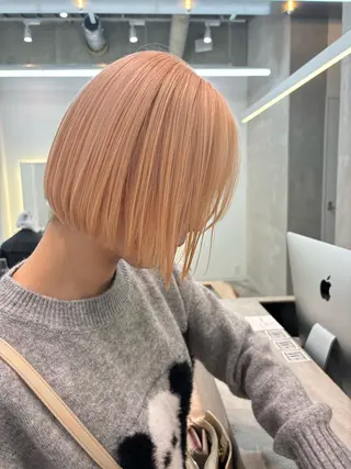 ショート W-TOKYO所属・艶髪ストレート🫶 AYANAのヘアスタイル