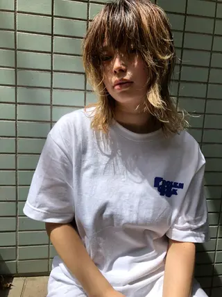 ミディアム lit hair ハヅキのヘアスタイル