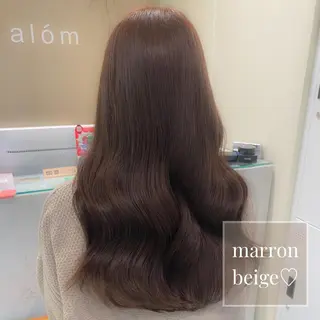 ロング カラー ブリーチなしWカラー 🎀韓国ヘア/amiのヘアスタイル