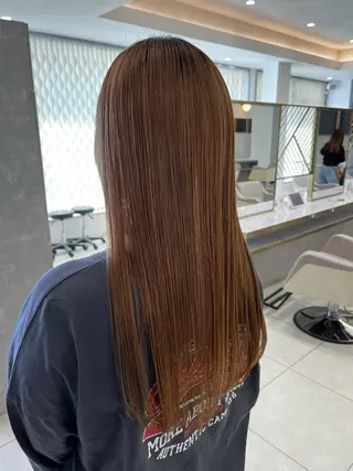 ロング 吹田 駿 髪質改善縮毛矯正のヘアスタイル