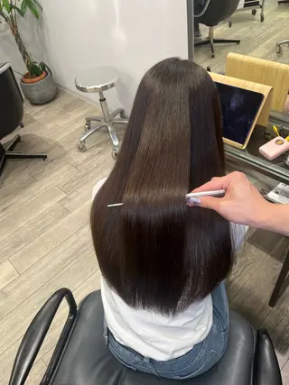 ロング JIN/暖色カラー /髪質改善/艶髪のヘアスタイル