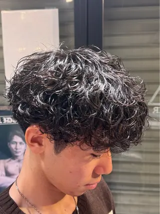 パーマ メンズ RISE  綾瀬店所属・快斗🔥メンズパーマ 🔥モデル募集中🔥のヘアスタイル