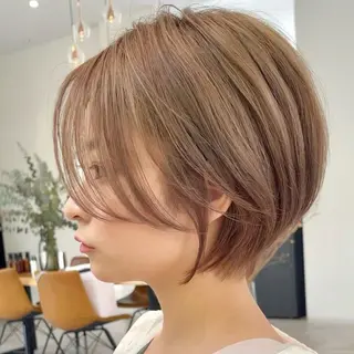 ショート カラー VIEW OSAKA (旧 i.osaka)所属・似合わせショート特化 ×大阪心斎橋/みゅーのヘアスタイル