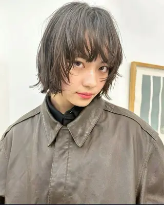 ショート 松崎 遼大のヘアスタイル
