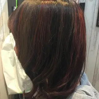 ミディアム カラー embrace エンブレイスのヘアスタイル