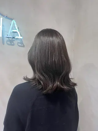 ミディアム カラー ヘアアレンジ 🫧艶髪矯正 髪質改善🫧 大介のヘアスタイル