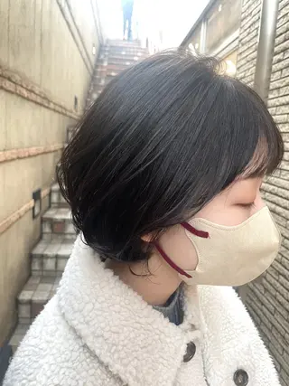 ショート カラー BEBE所属・ご新規様限定 透明感カラーKANAのヘアスタイル