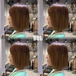 ショート 🫧三浦 未流/ ボブ/イヤリングのヘアスタイル