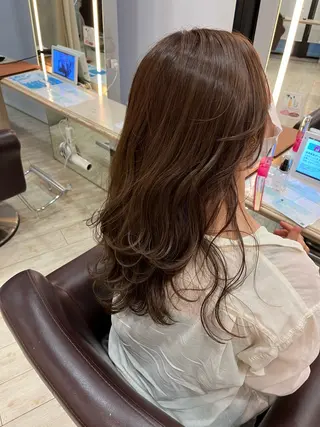 ロング カラー サソウ ユリエ🥥のヘアスタイル